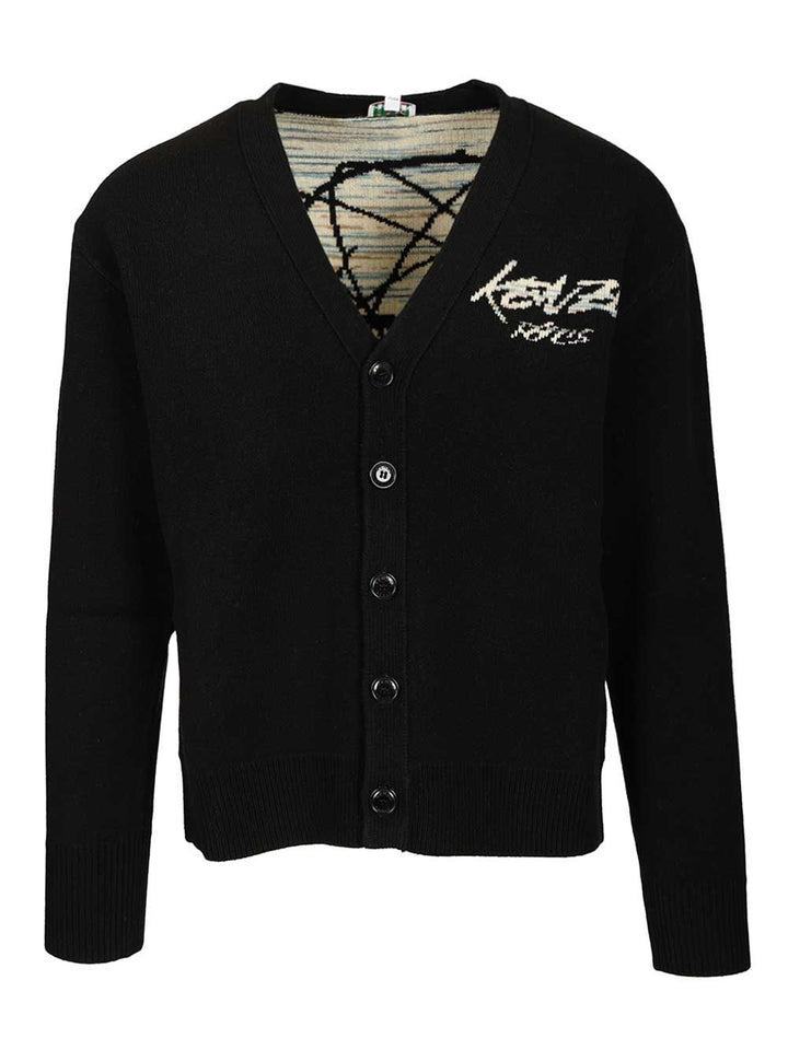 Kenzo Futura Cardigan Knitwear - Nero | 69e91f1fb0ebe9dcd739f4282ece5664de98e2d4