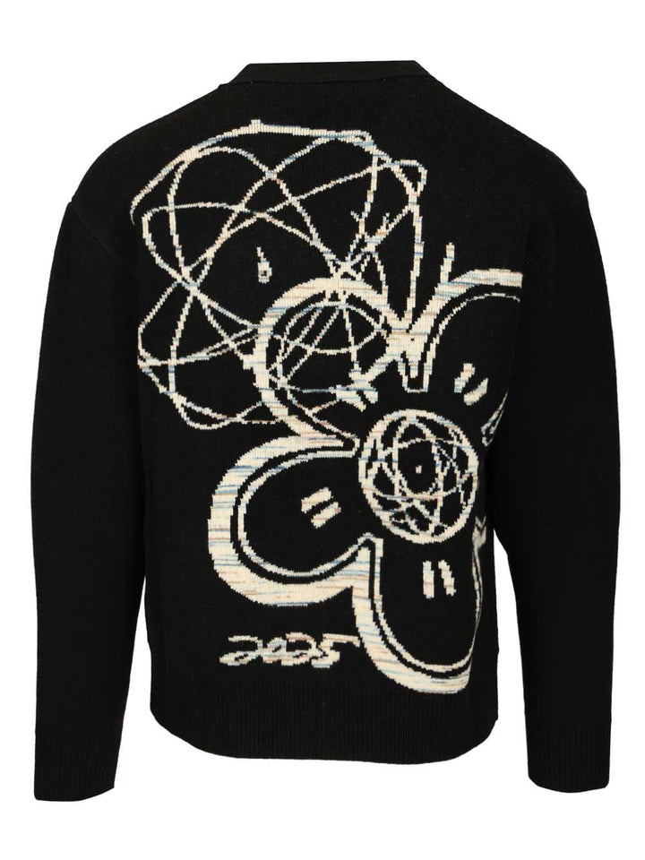 Kenzo Futura Cardigan Knitwear - Nero | 175d00cec4c535197fdd2ed515948f5a25ae153f