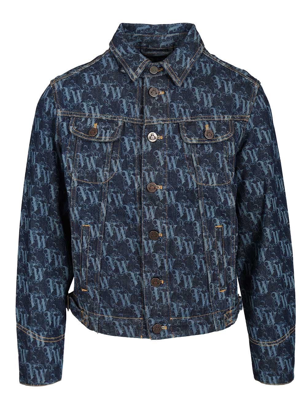 Vivienne Westwood Stormrider Denim Jacket Giacche - Blu | e175435b2b2b66ebdc81bbd113b7e7c827ce8750