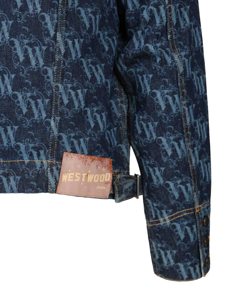 Vivienne Westwood Stormrider Denim Jacket Giacche - Blu | 3b0cc06de5f4562becc4441d19b18ceb6fafb1e7