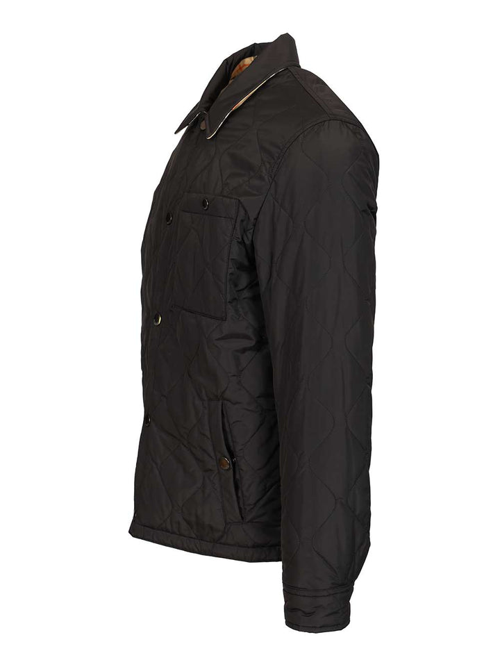Burberry Reversible Quilted Nylon Overshirt Giacche - Nero | 4b5879d793e3df56c130c157f8747b09daa9e52e