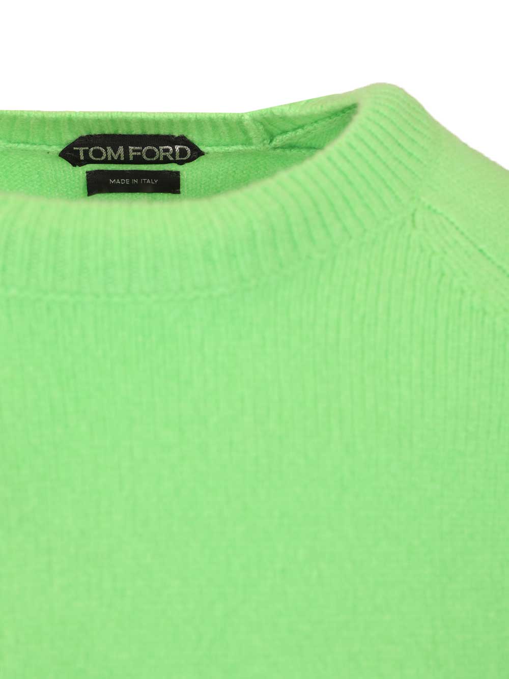 Tom Ford Cashmere Crew Neck Sweater Knitwear - Verde | 48ac2e20db74537e898d1e73b2598a40e3117635