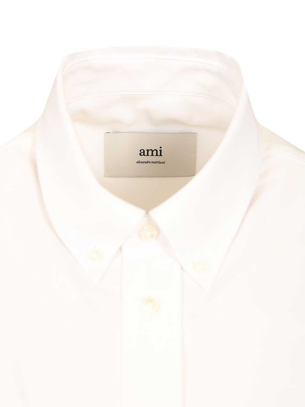 Ami Classic Shirt Shirts - Bianco | 96a6f07a37a04310346f38828b3f38bad52fc295