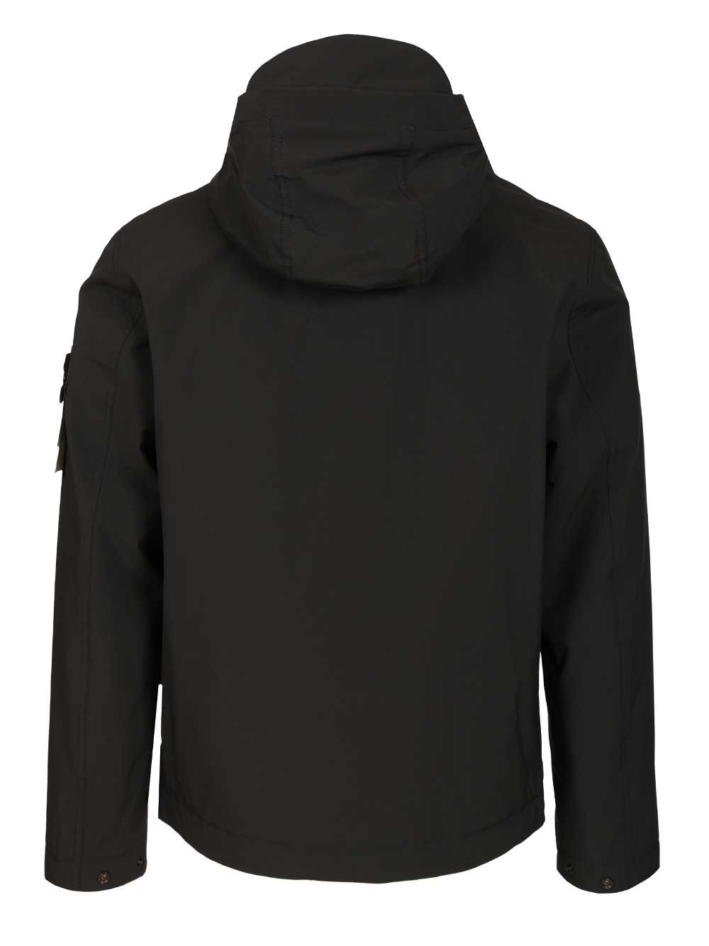 Stone Island Soft Shell-R E.Dye® Jacket Giacche - Nero | 54813ed68430e5d91e5725d678a8689fe728052f