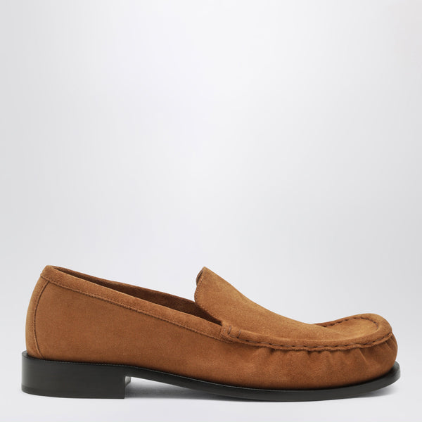 Brown Suede Loafers