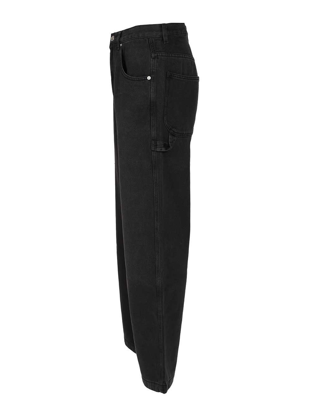 Marant Isabel Marant Jenter Straight Leg Jeans Trousers - Nero | cb50d87be981fe1c2118c9f2bafbc00e74e77c66