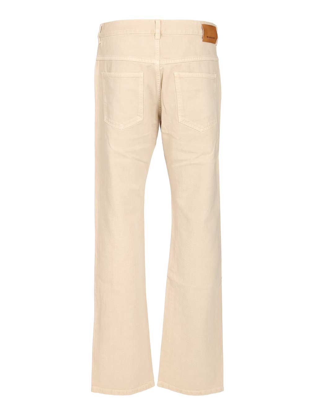 Marant Lewys Trousers - Beige | b76e71d4c62def10457291b797f81e70a7f1cec7