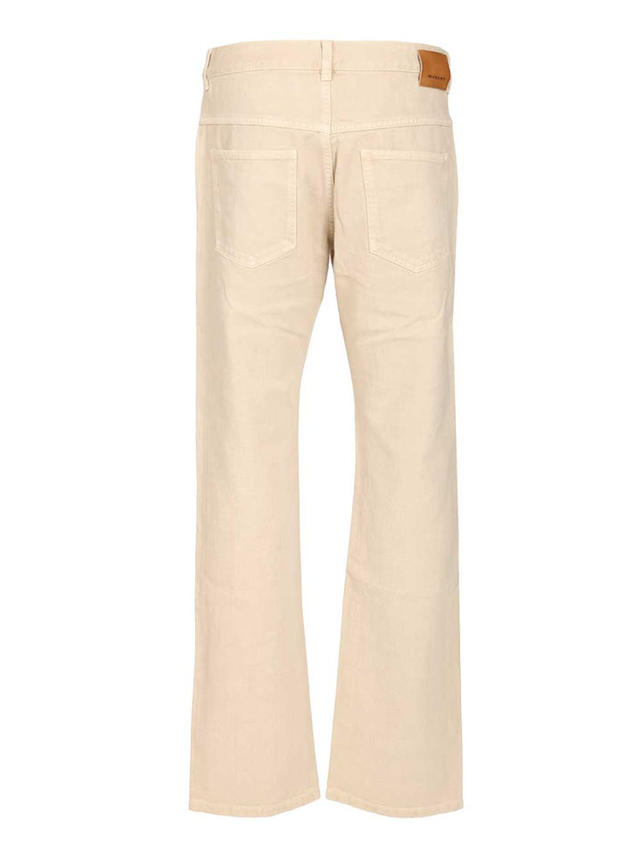 Marant Lewys Trousers - Beige | e2b7ef1d4366fe1fb5b251e50f4767425032b38d