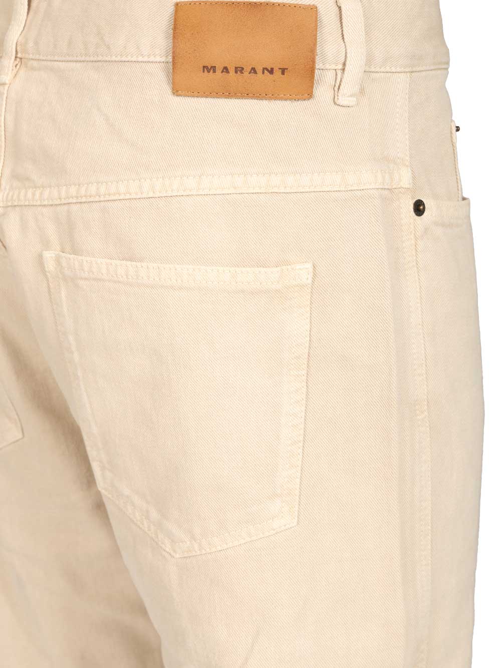 Marant Lewys Trousers - Beige | fa2a916957f4690273b6534accc51bd99e8f9420
