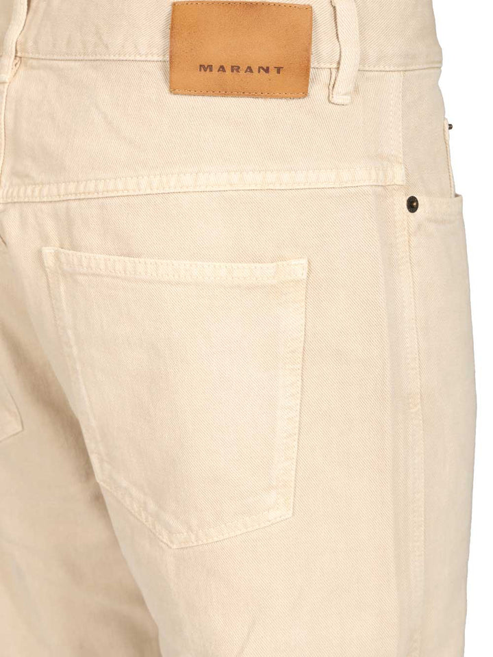 Marant Lewys Trousers - Beige | fa2a916957f4690273b6534accc51bd99e8f9420