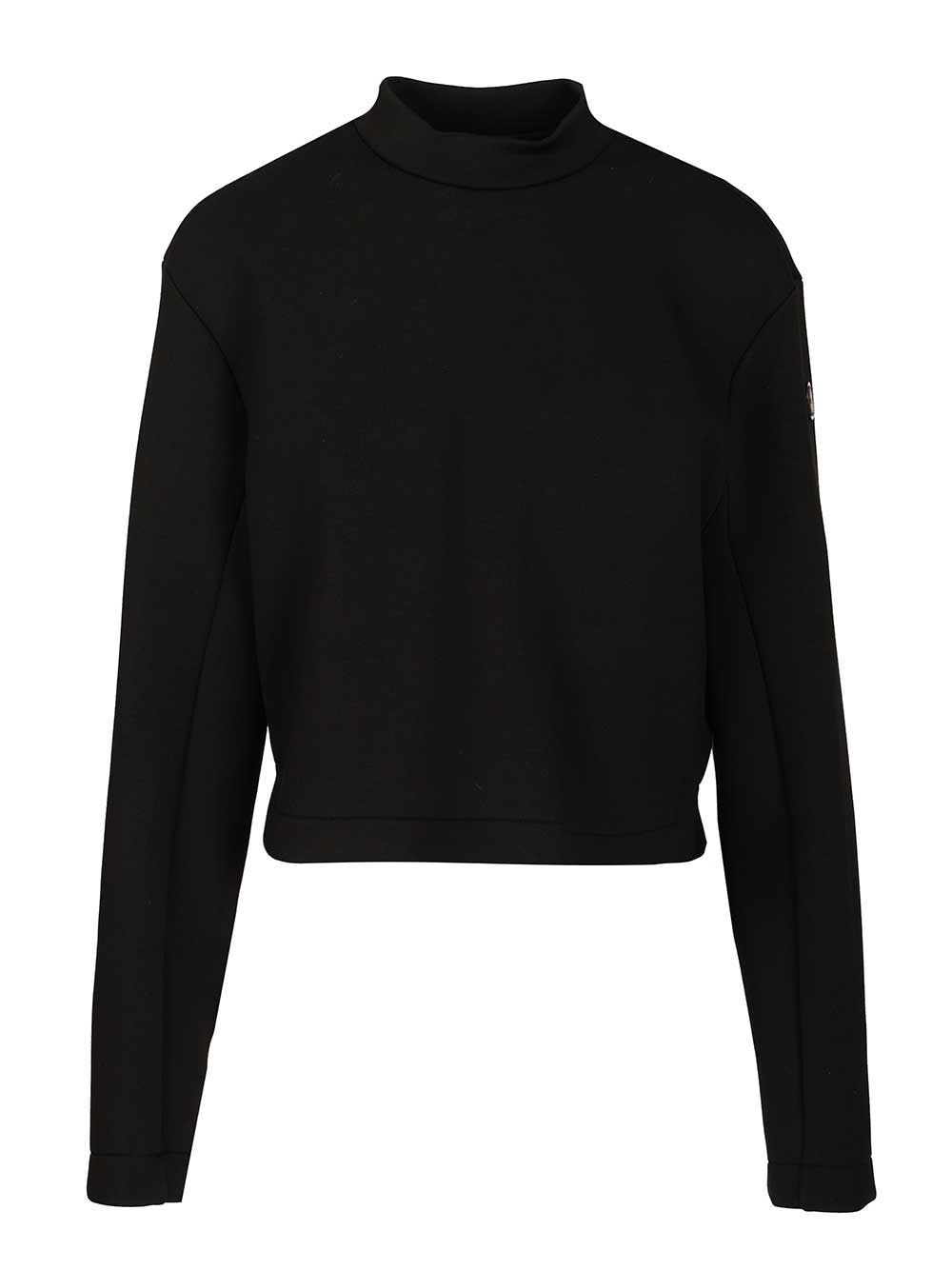 Moncler Genius Cropped Sweatshirt Sweatshirts - Nero | 3bb0e6a3fa3ae975e425f7ad81a36a8c398d2cf7