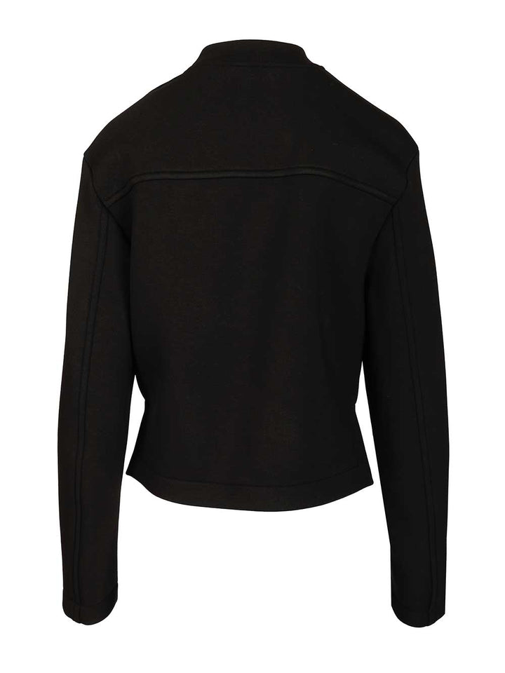 Moncler Genius Cropped Sweatshirt Sweatshirts - Nero | 1f8f9986fe1af42413172f1a2bca3f779eae5e02