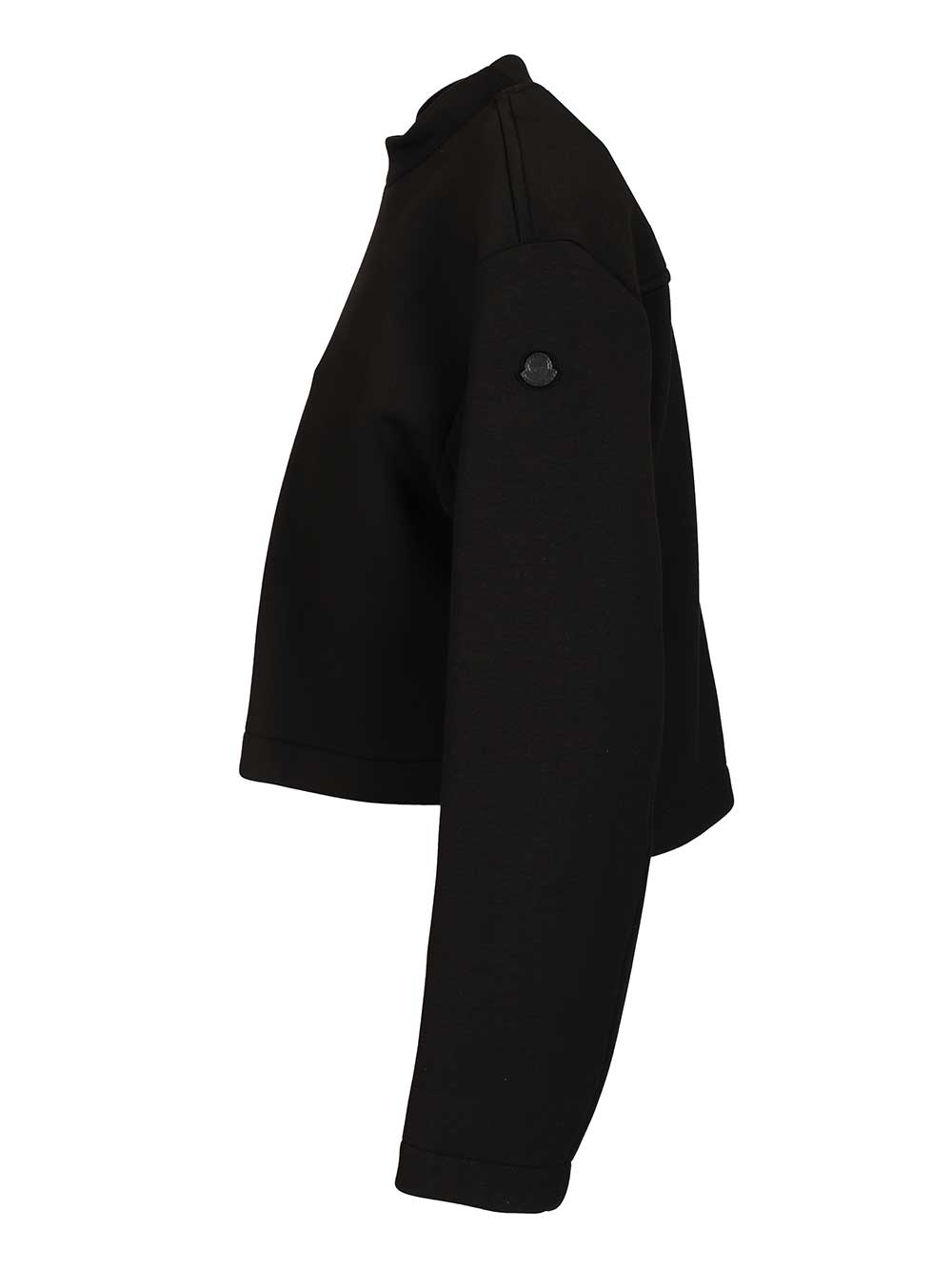 Moncler Genius Cropped Sweatshirt Sweatshirts - Nero | a18248bccf12159ef0ef2b53bd9b99f0108925f1