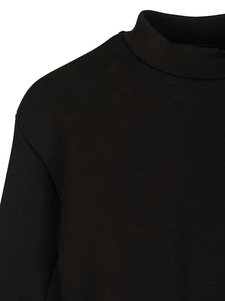 Moncler Genius Cropped Sweatshirt Sweatshirts - Nero | 089934e484c07500712a65a1d58c789079998ba1