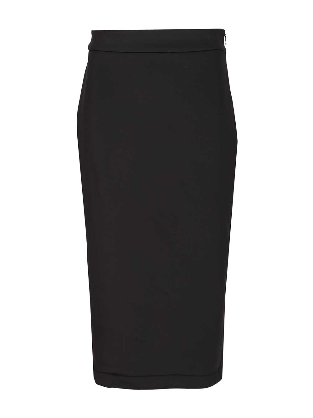 Moncler Genius Midi Skirt Gonne - Nero | 87453ef5175651949dfa64fd5014001aa330760e