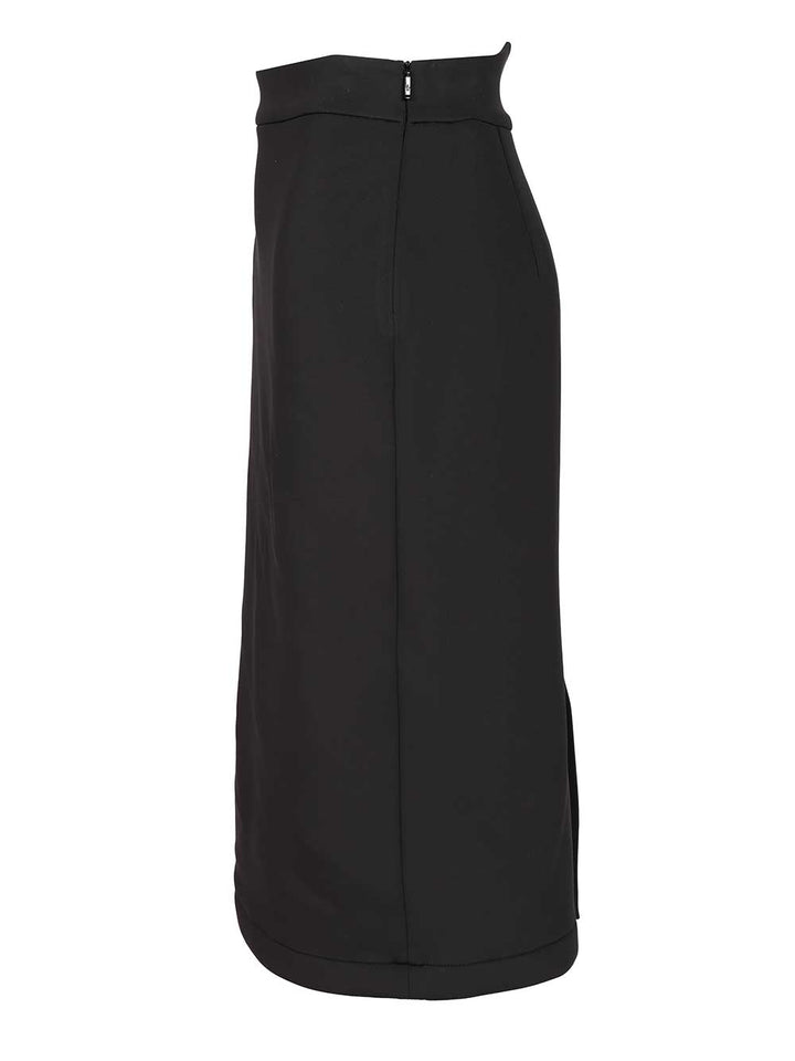 Moncler Genius Midi Skirt Gonne - Nero | c59f6965e05e9fee7a0e82df220e7b6124eb9e63