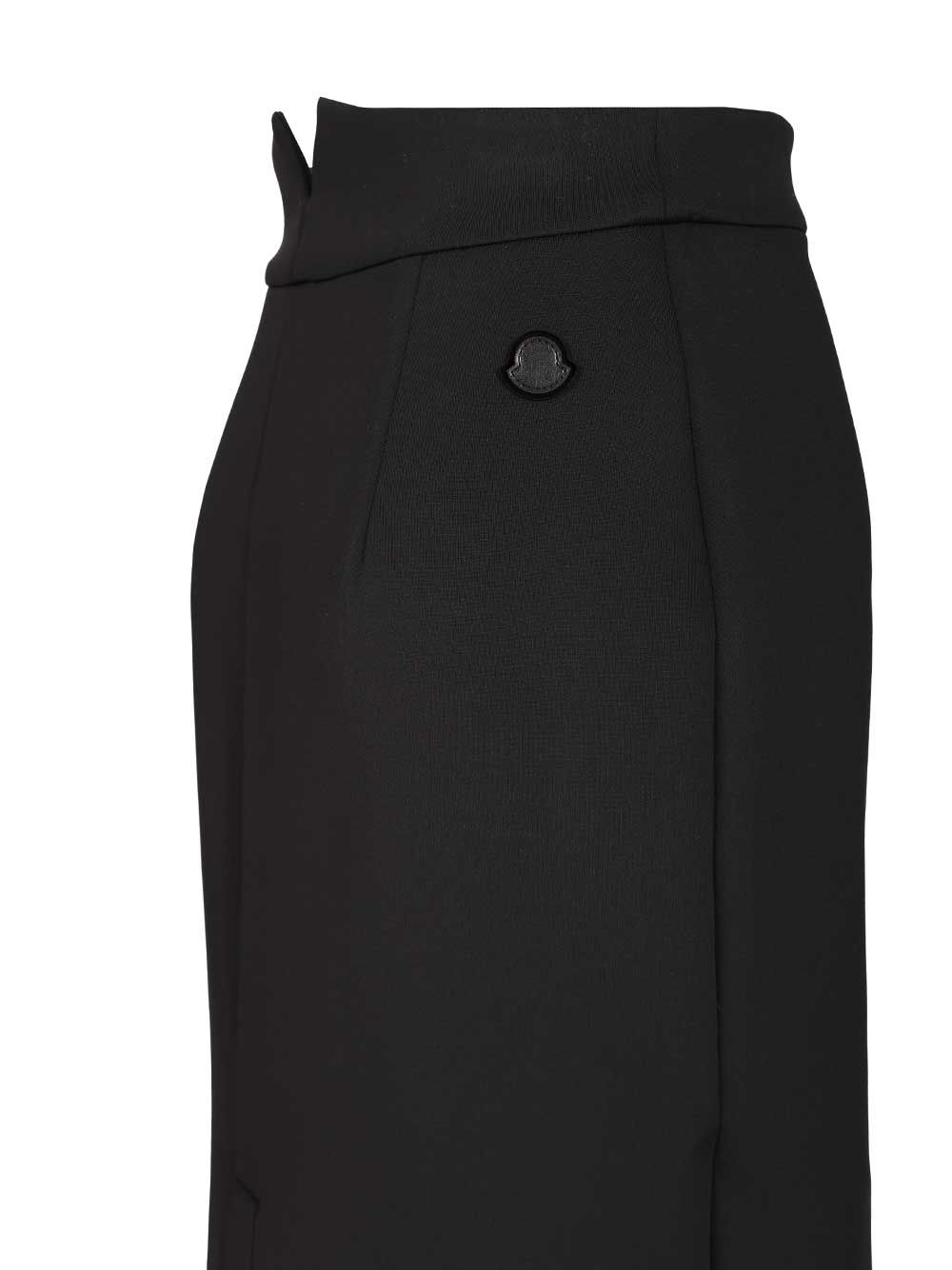 Moncler Genius Midi Skirt Gonne - Nero | 4a5642e7c26f67ff54255882b5a9e02b4ff5e156