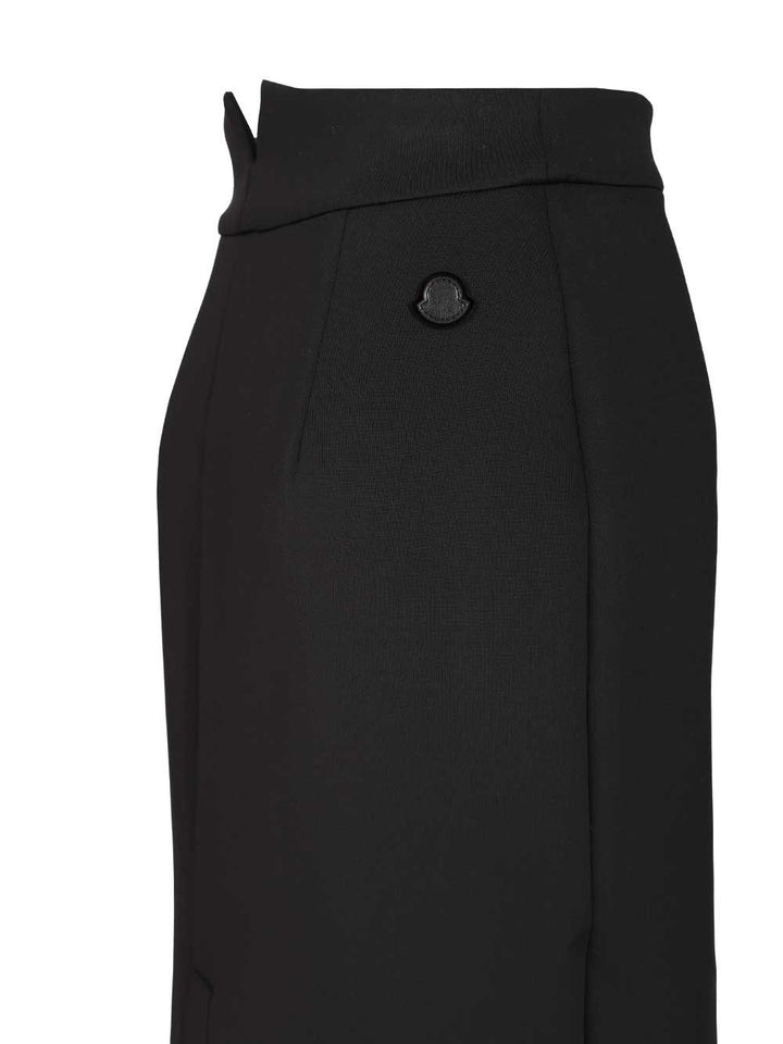 Moncler Genius Midi Skirt Gonne - Nero | 4a5642e7c26f67ff54255882b5a9e02b4ff5e156