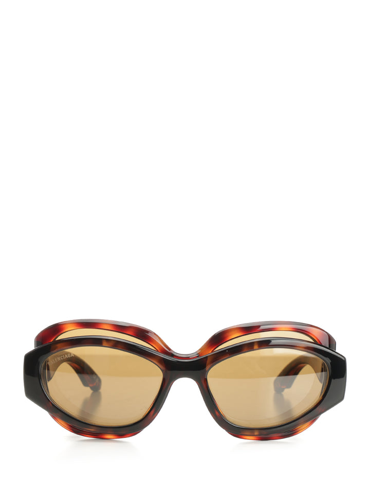 Balenciaga Superbusy Round Sun Glasses - Marrone | 56e4346b7763aad5f998b44941a0292c3c433c87