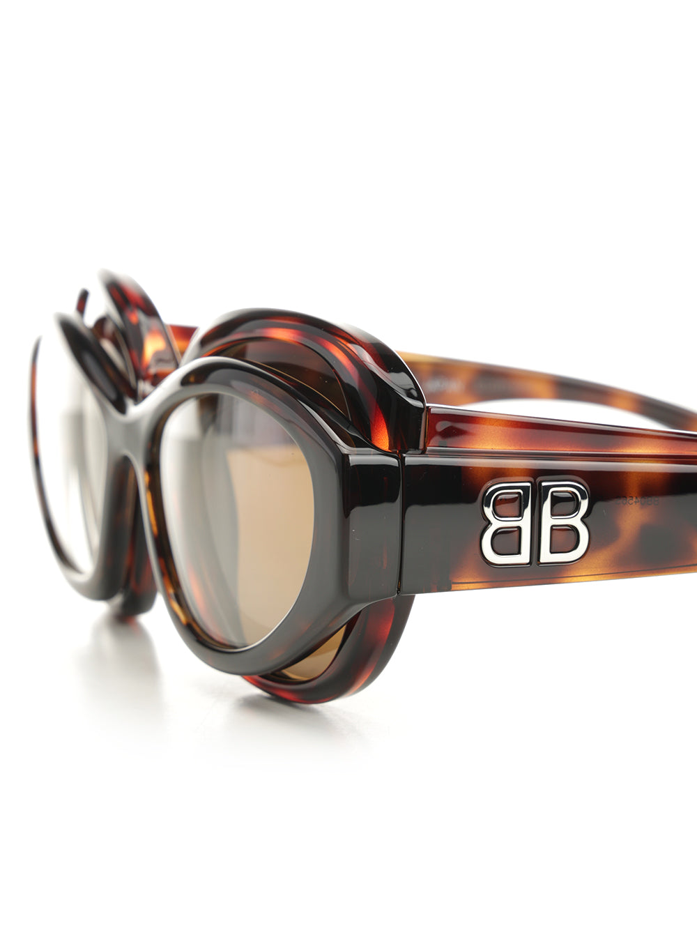 Balenciaga Superbusy Round Sun Glasses - Marrone | 850ce6895534b36866a3886bcf0a6d234b558c35