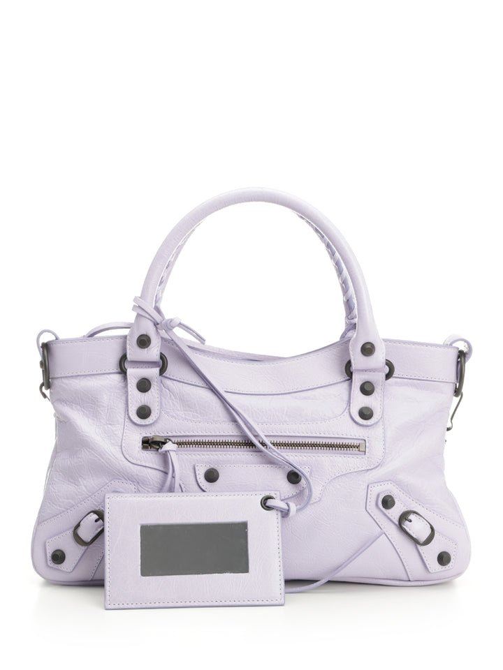 Balenciaga Le City First Handbags - Violet | 26242a4f2f3d371d5fae0c3ae0ac106e34fae551