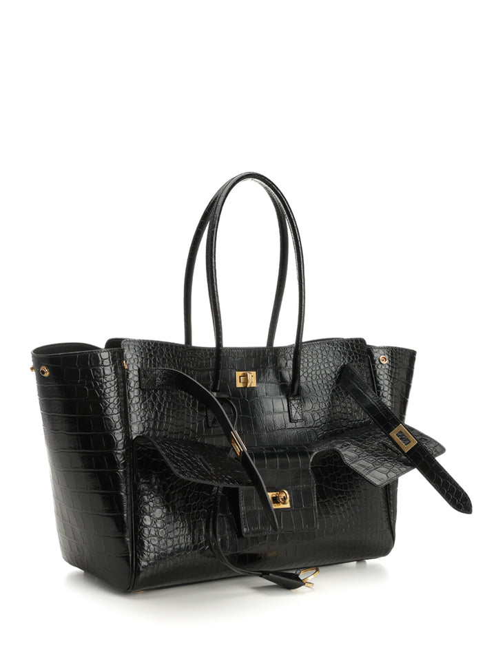 Balenciaga Carry All Bel Air Shoulder Bags - Nero | b4102a5e184b1eeeb64cb3af3f0e0c8d6217781d