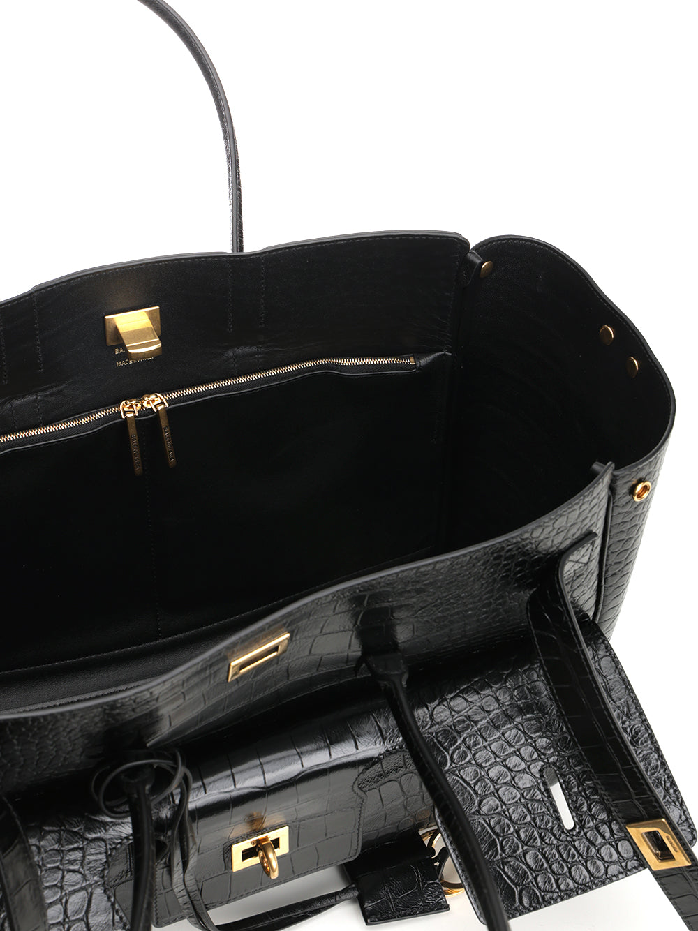 Balenciaga Carry All Bel Air Shoulder Bags - Nero | 678b25d1c8acf6391459160bd6d2ec97e1ffe991