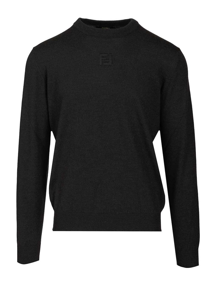 Fendi Wool Sweater Knitwear - Nero | 19cf9141a127bb918166cb97c85979f32cb105fa