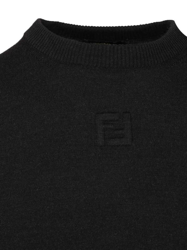 Fendi Wool Sweater Knitwear - Nero | 539c5df1c173fc01ac6fa5bb38ec760999643ca9