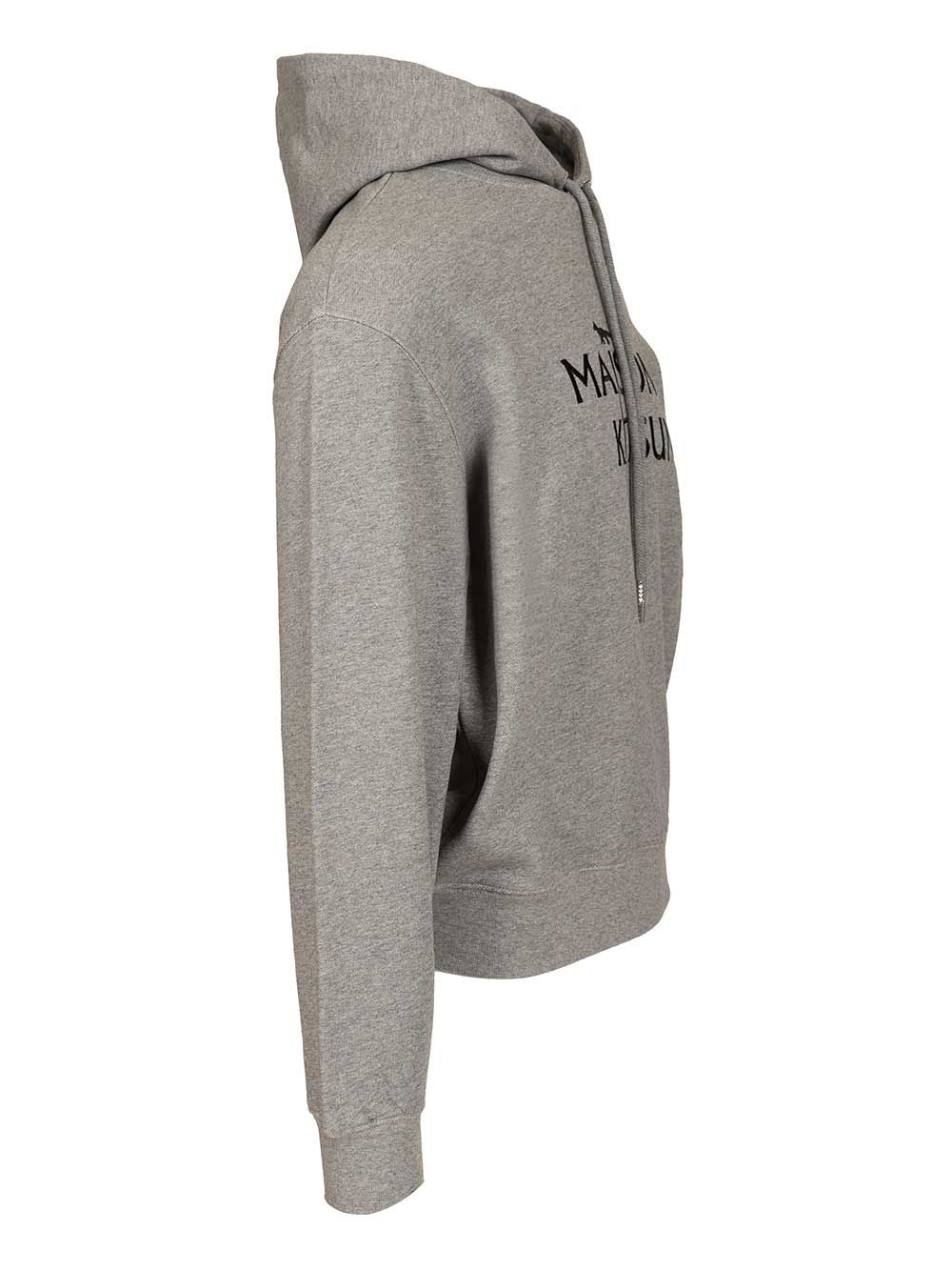 Maison KitsunÉ Sweatshirt With Hood Sweatshirts - Grey | 80f866f621244fde860922601fa44aa66365638c