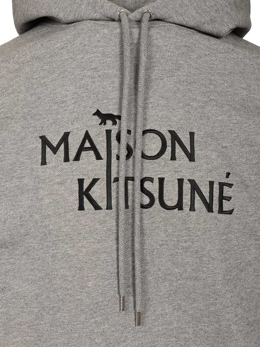 Maison KitsunÉ Sweatshirt With Hood Sweatshirts - Grey | 0f55ea4e9dfdb88fa6bbbeb0c2035c2e97da2951
