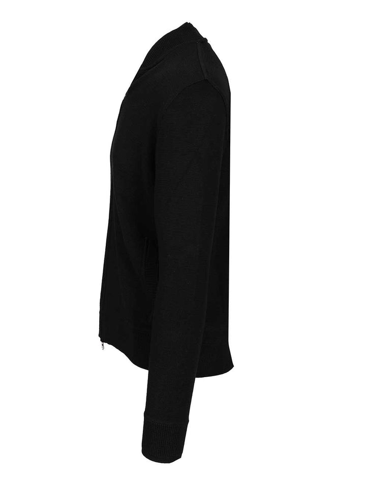 Al Duca D'Aosta Cardigan With Zip Closure Knitwear - Nero | 51a96b5cee72c7027d140d6d2ca7c3ad1778086d