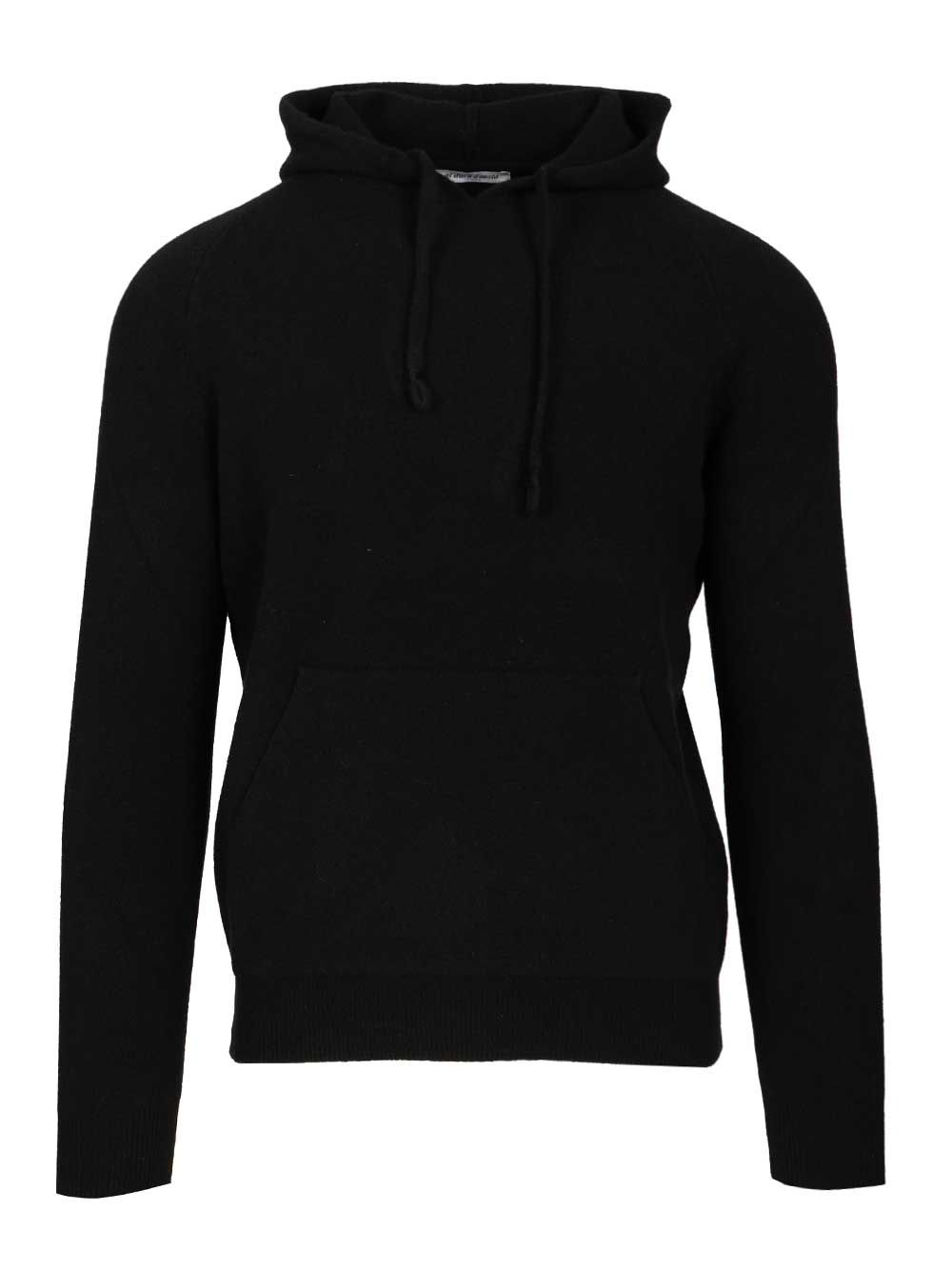 Al Duca D'Aosta Mohair Hooded Sweater Knitwear - Nero | b13eaf9ef198131321a5e6eb6fcebc9a8df35450