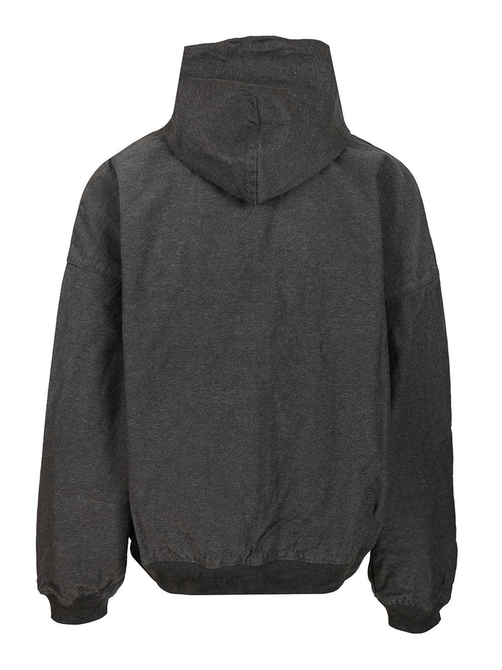 Balenciaga Trompe L'œil Hoodie Giacche - Grey | 3f7559f5e5fe2940ff16f2fc8dc9652e89d36f18