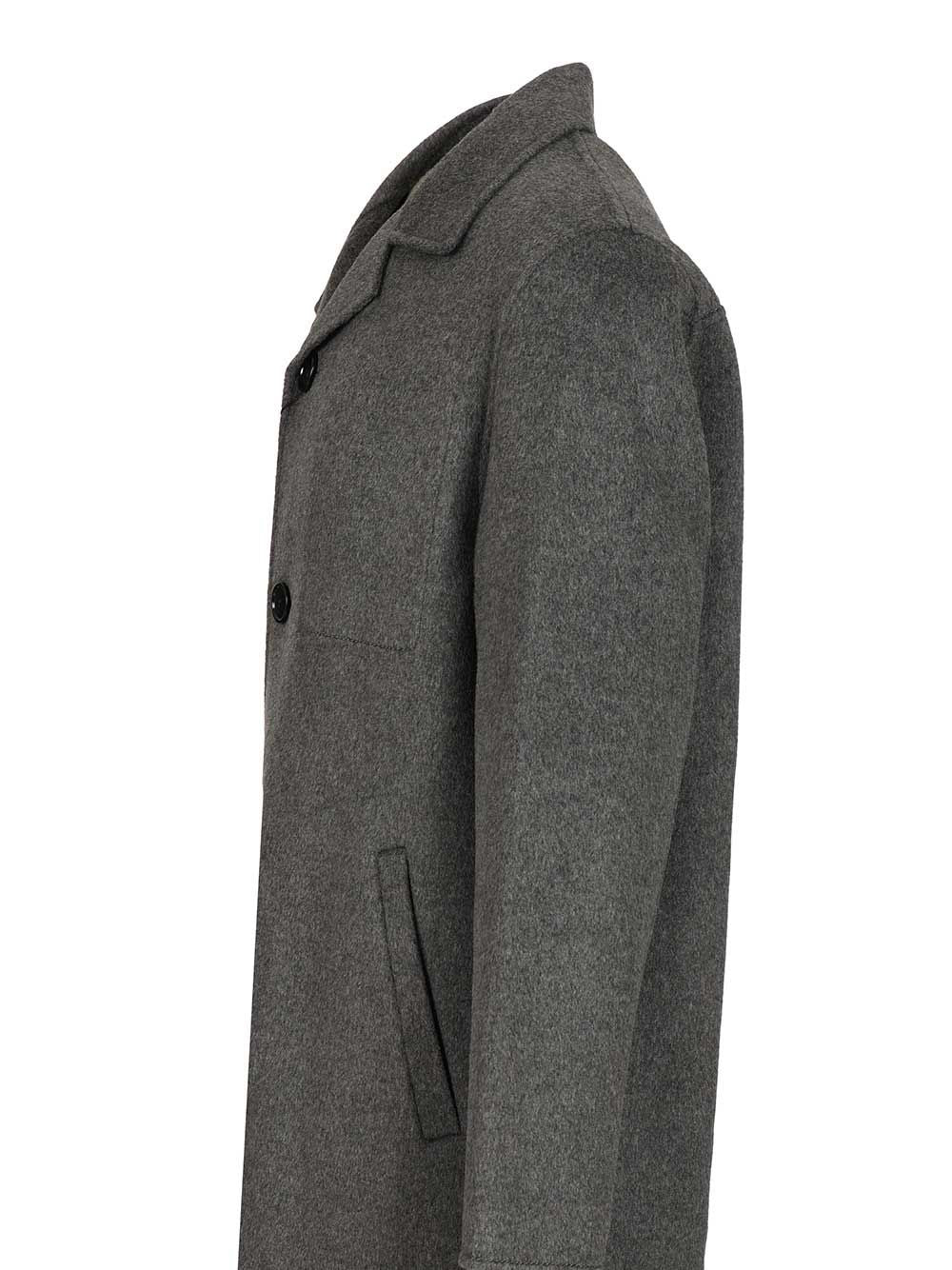 Ami Car Coat Coats - Grey | 97e32378810a3a5310b8631c3a83472cbe167c4b