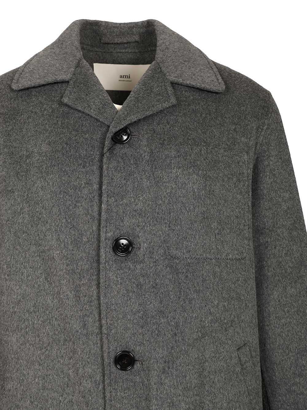 Ami Car Coat Coats - Grey | b195ddc3777da71d573cc0613a4c6b8e70ddc1bf