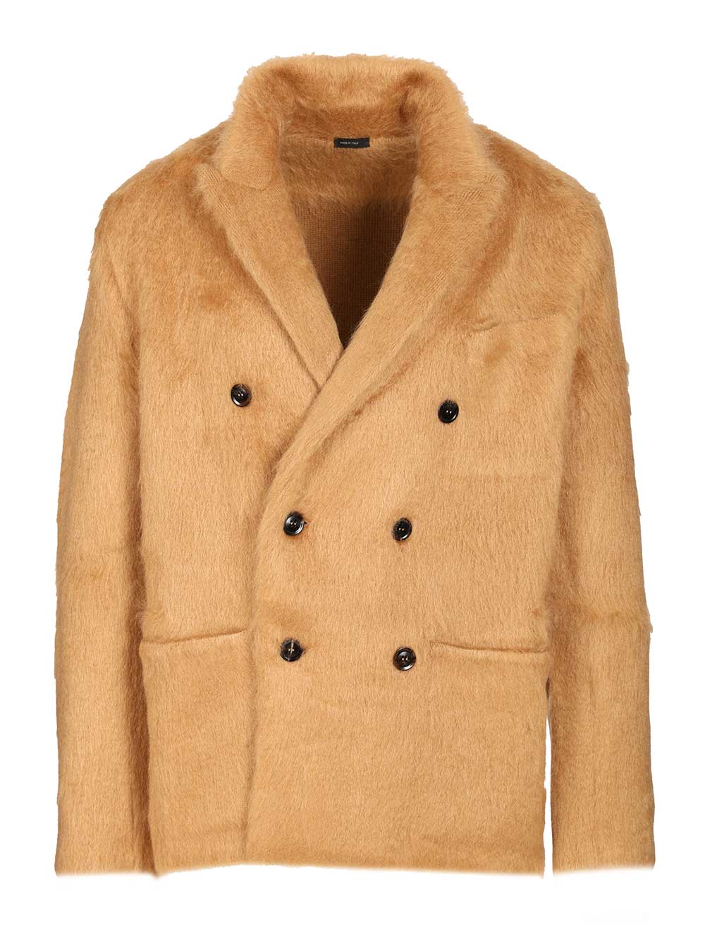 Tom Ford Double-Breasted Mohair And Cashmere Jacket Giacche - Beige | d4929e73a9538b2b068edf818d1d158f58ff82f0