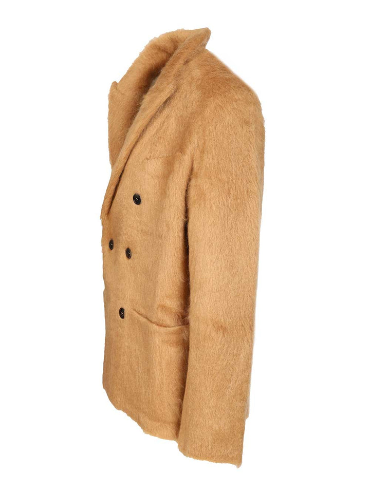 Tom Ford Double-Breasted Mohair And Cashmere Jacket Giacche - Beige | e39072cc6cc1e7d2cd37d814fbdcde77da0f7861