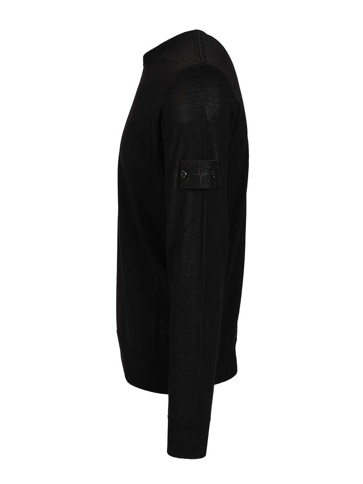 Stone Island Crew Neck Sweater Knitwear - Nero | 5af4594006cb12a3873f4f927d5afe70cc3fcc94