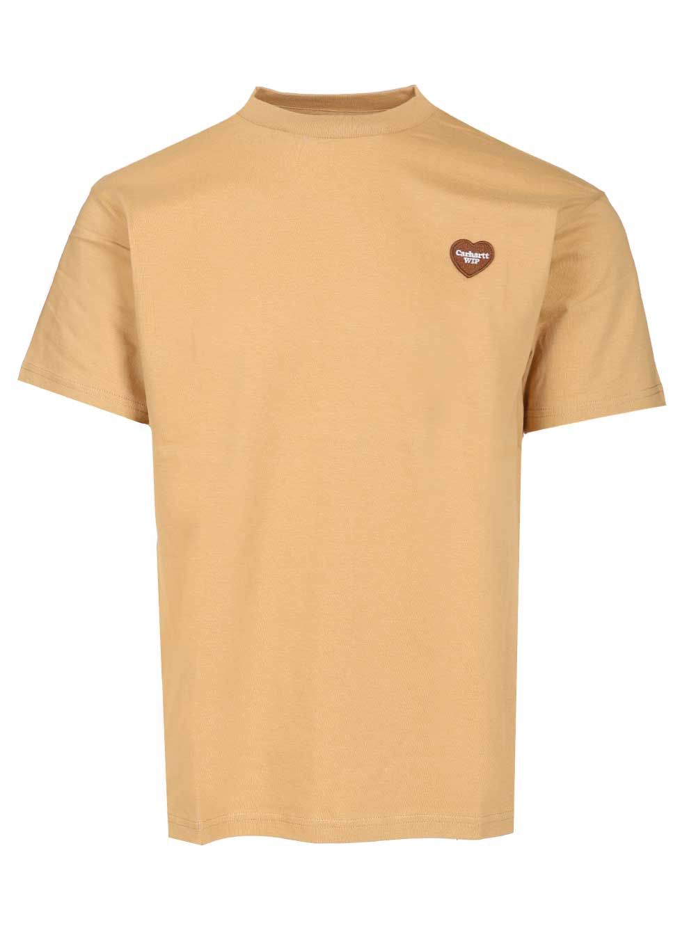 Carhartt Wip Heart Ii Hartt T-Shirt - Beige | 6971e6e31ce505ecef74ac0dd68342ff082772d7