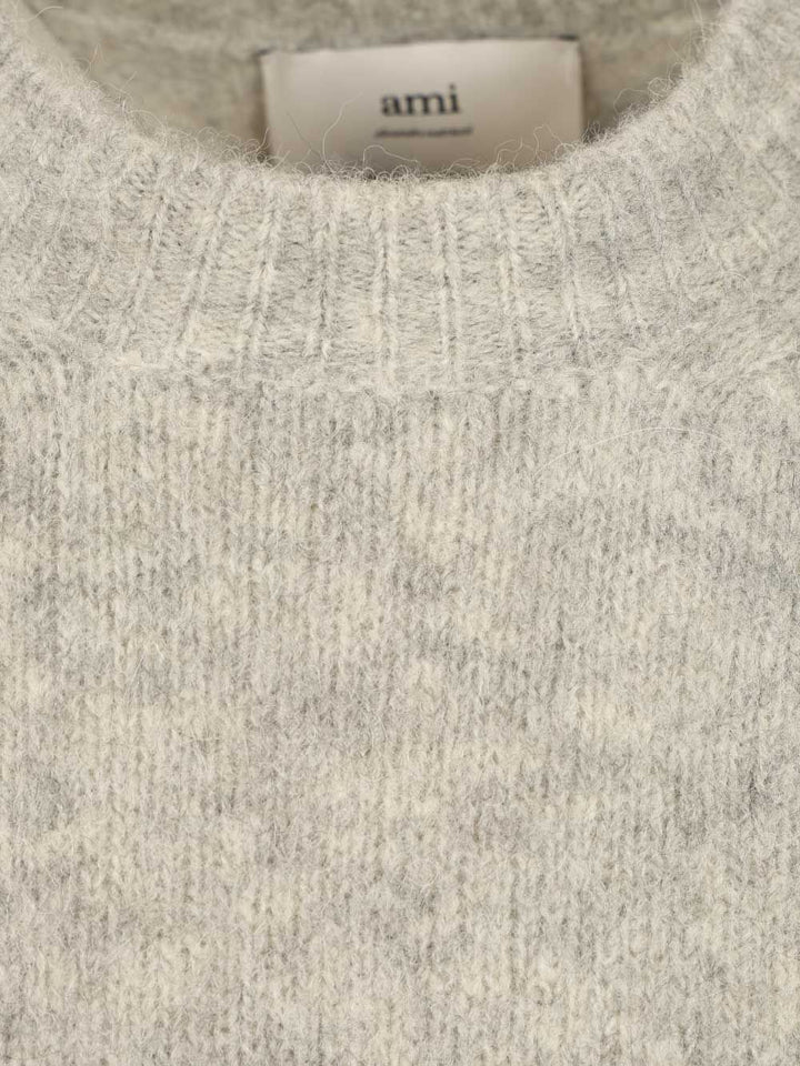 Ami Ami Sweater Knitwear - Grey | b4cb73c5c21f5d1cbf3624fdd31e2a294dd4327d