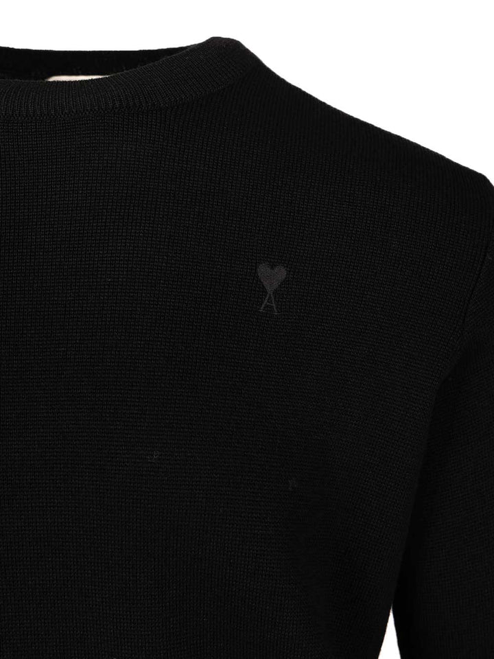 Ami Ami De Coeur Sweater Knitwear - Nero | ff8620292364a2e5e36ceac034faaff4b2e59143
