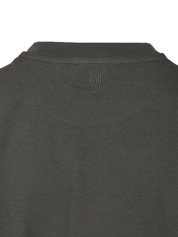 Ami Cotton T-Shirt - Nero | 313ca14d33e49d6c34d3e523564ff210a754867a
