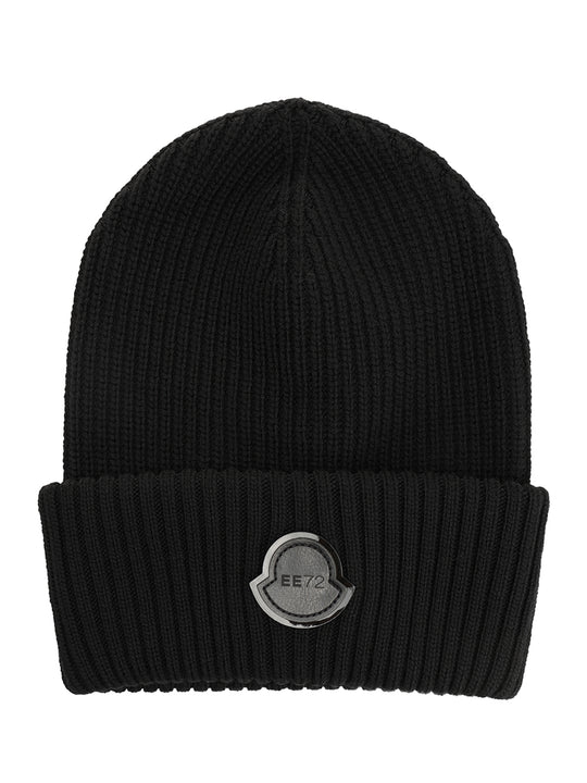 Virgin Wool Beanie Cappelli Nero