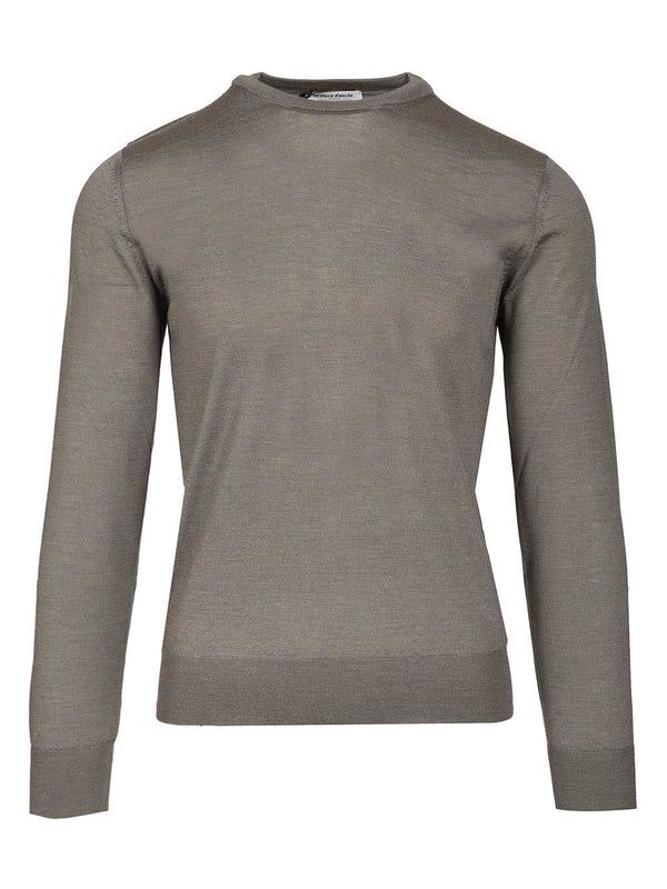Maglione Girocollo Maglieria Grigio