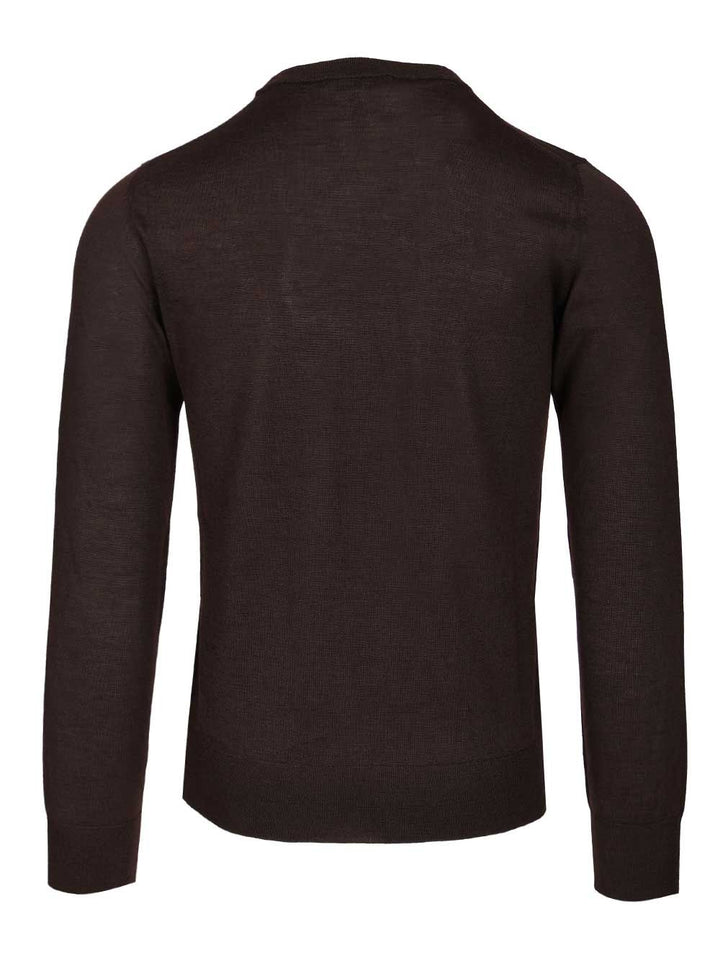 Al Duca D'Aosta 1902 Crewneck Sweater Knitwear - Marrone | 538186b9f69bce8074a0c1e5391ca08093bf5e98