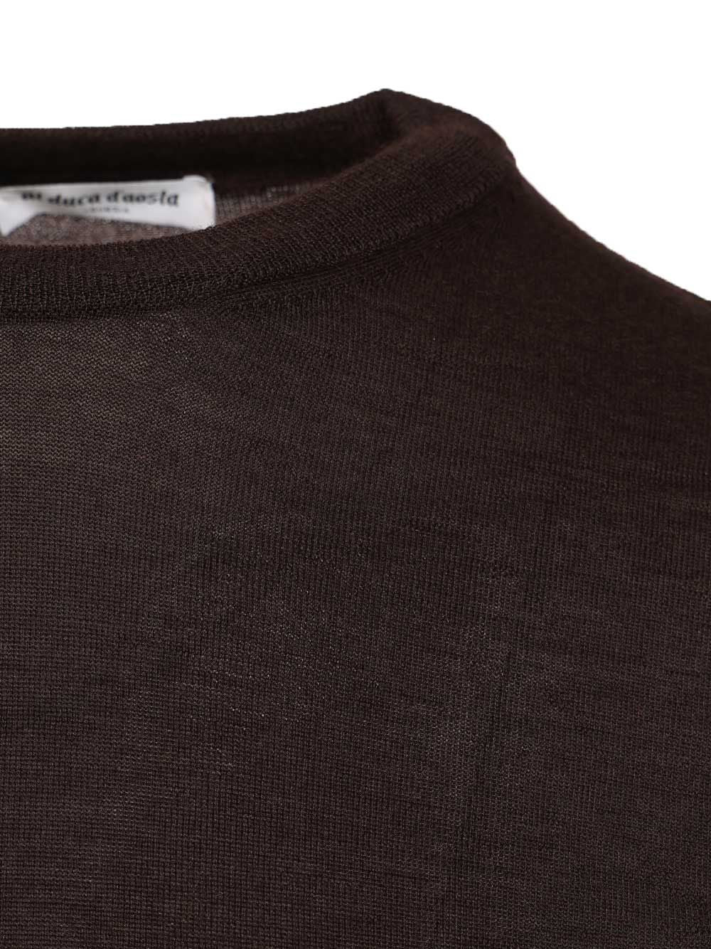 Al Duca D'Aosta 1902 Crewneck Sweater Knitwear - Marrone | fa046942ac90a78b4f4eb15916b71ea2fb6418a9