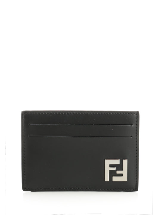 Slim Squared Ff Wallets Nero