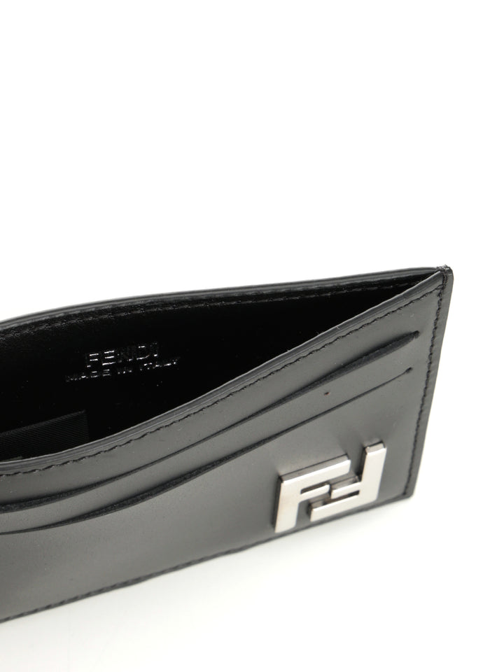 Fendi Slim Squared Ff Wallets - Nero | cc7cc8f4856dfaaae7d61f1f73015370c06bb43f