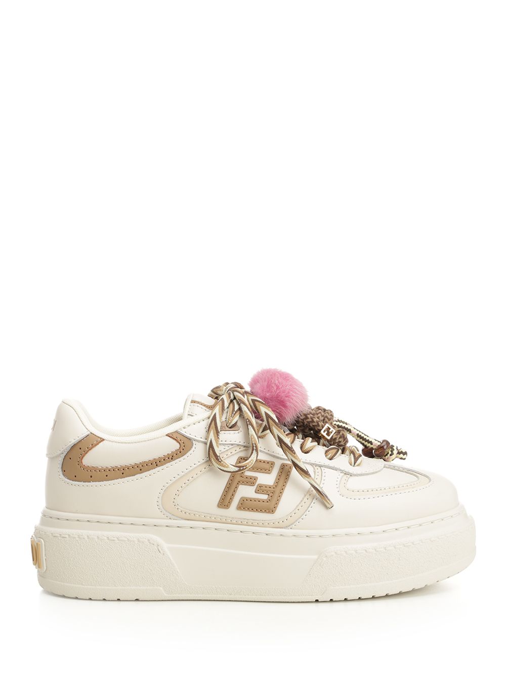 Fendi Fendi Match Sneakers - Bianco | f4763f16c3c212afabf167215f7f3b5a6f9d5091